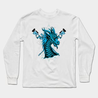 dragon retro sniper Long Sleeve T-Shirt